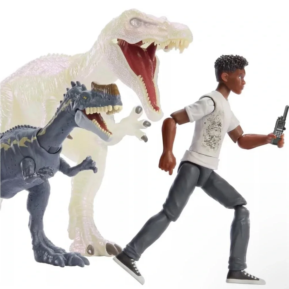 Mattel Jurassic World Chaos Theory Darius and Baryonyx‎ Peril Pack